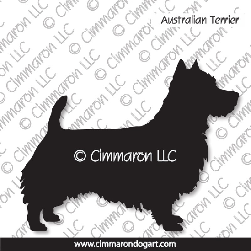 Australian Terrier Silhouette 001