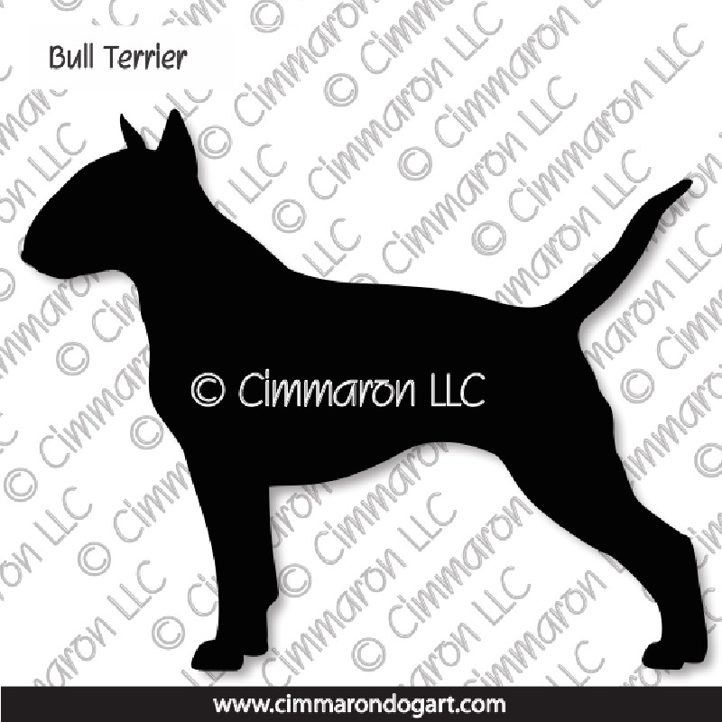 Bull Terrier Silhouette 001