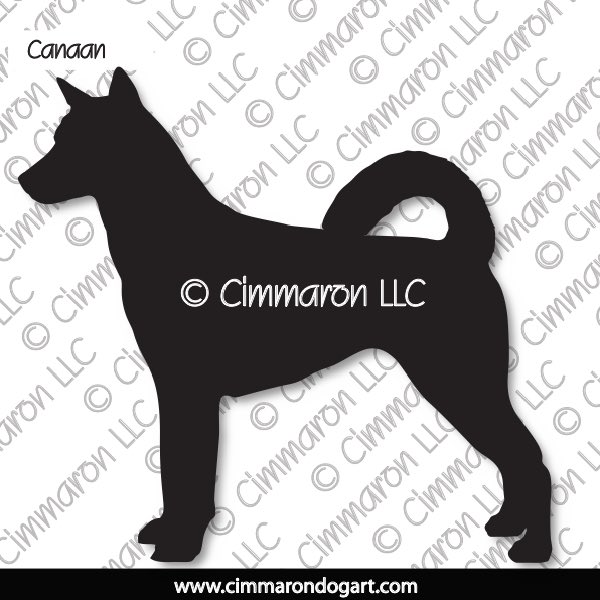 Canaan Dog Silhouette 001