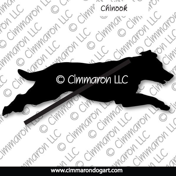 Chinook Jumping Silhouette 005