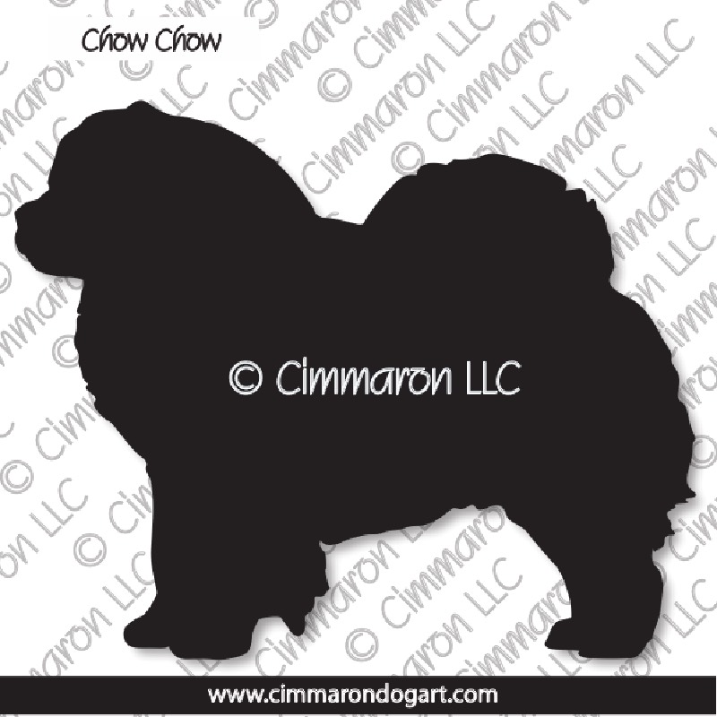 Chow Chow Silhouette 001