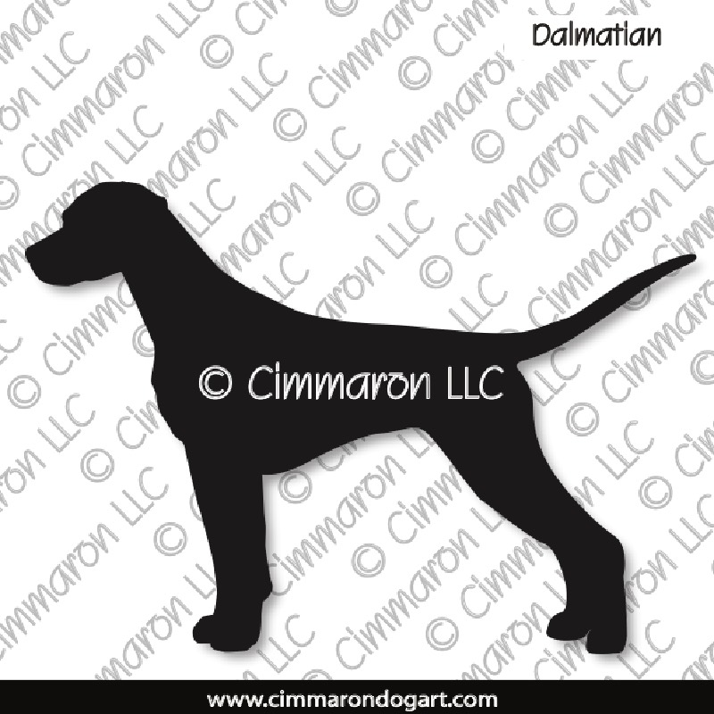 Dalmatian Breed Silhouette 001