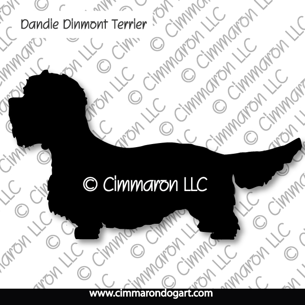 Dandie Dinmont Terrier Silhouette 001
