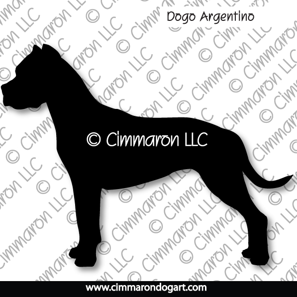 Dogo Argentino Silhouette 001