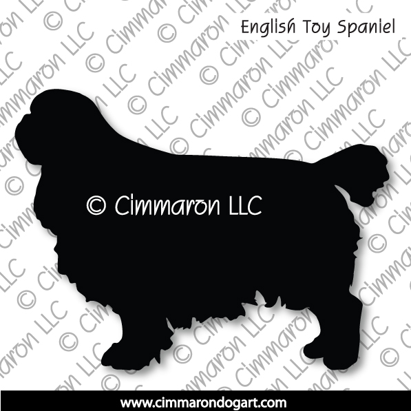 English Toy Spaniel Silhouette 001
