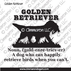 Golden Retriever Field Saying 10