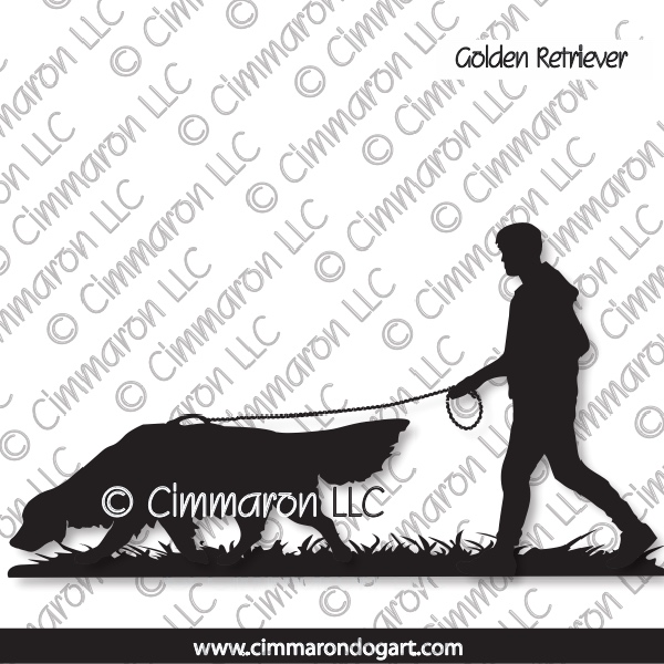 Golden Retriever Scent Silhouette 009