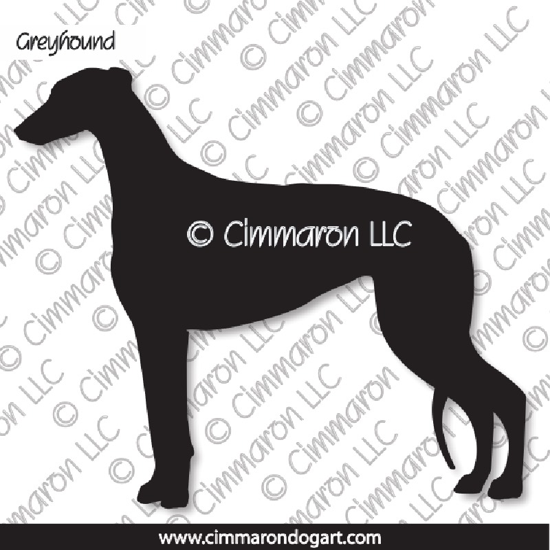 Greyhound Silhouette 001
