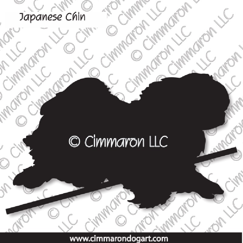 Japanese Chin Jumping Silhouette 004