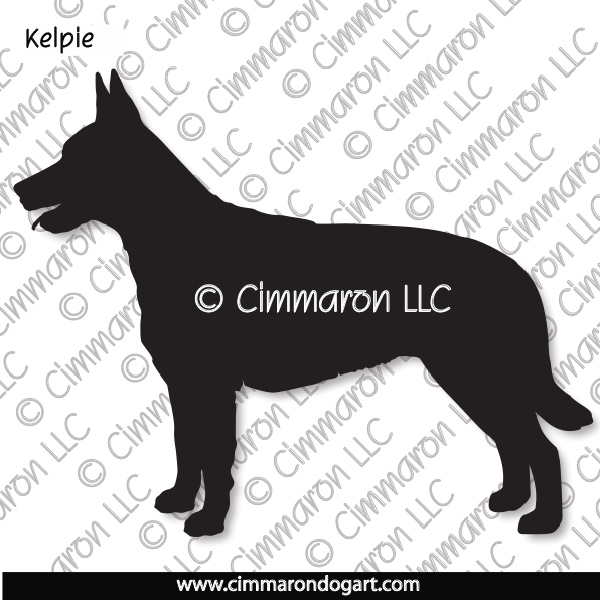 Kelpie Silhouette 001