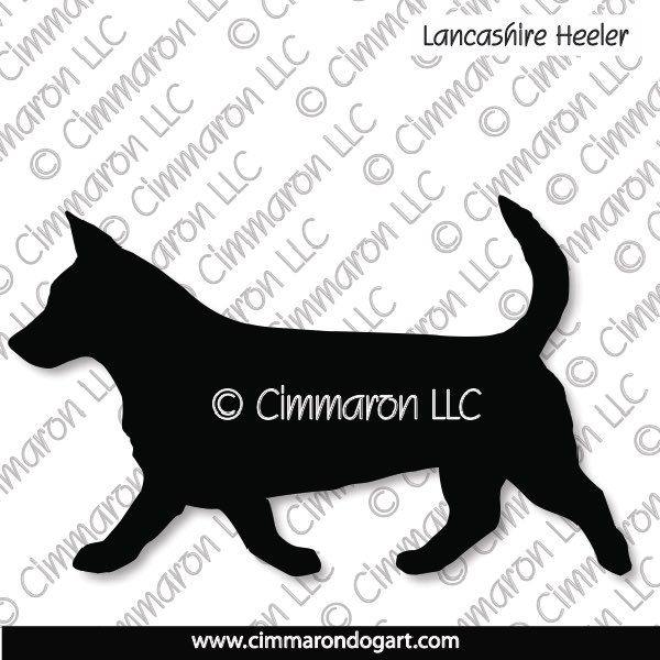 Lancashire Heeler Gaiting Silhouette 002