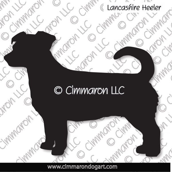 Lancashire Heeler DE - Silhouette 006