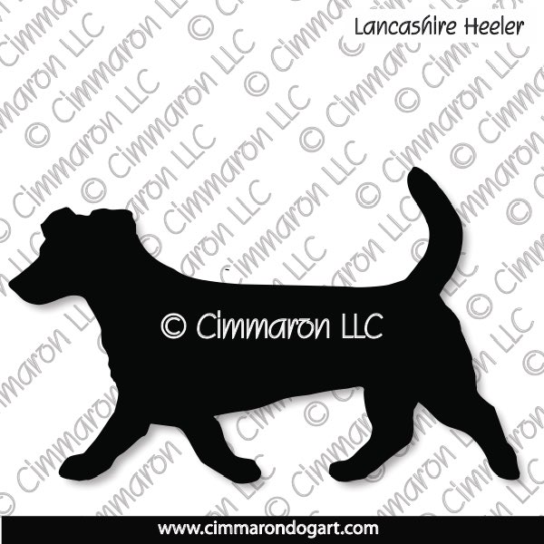 Lancashire Heeler DE-Gaiting Silhouette 007