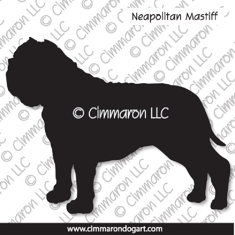 Neapolitan Mastiff Silhouette 001