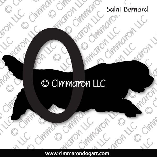 Saint Bernard Agility Silhouette 005