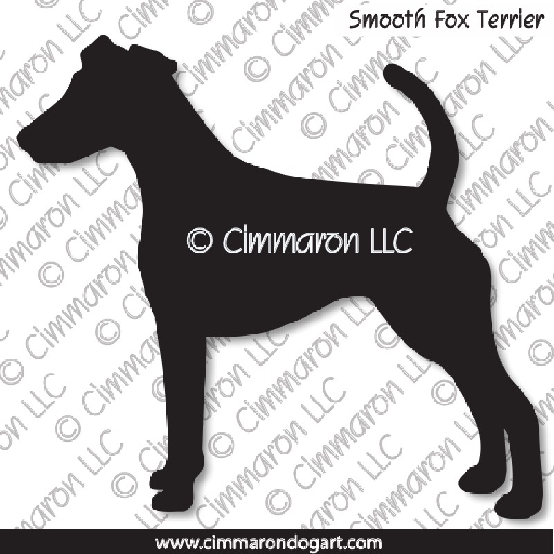 Smooth Fox Terrier Silhouette 001