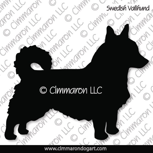 Swedish Vallhund Silhouette 005