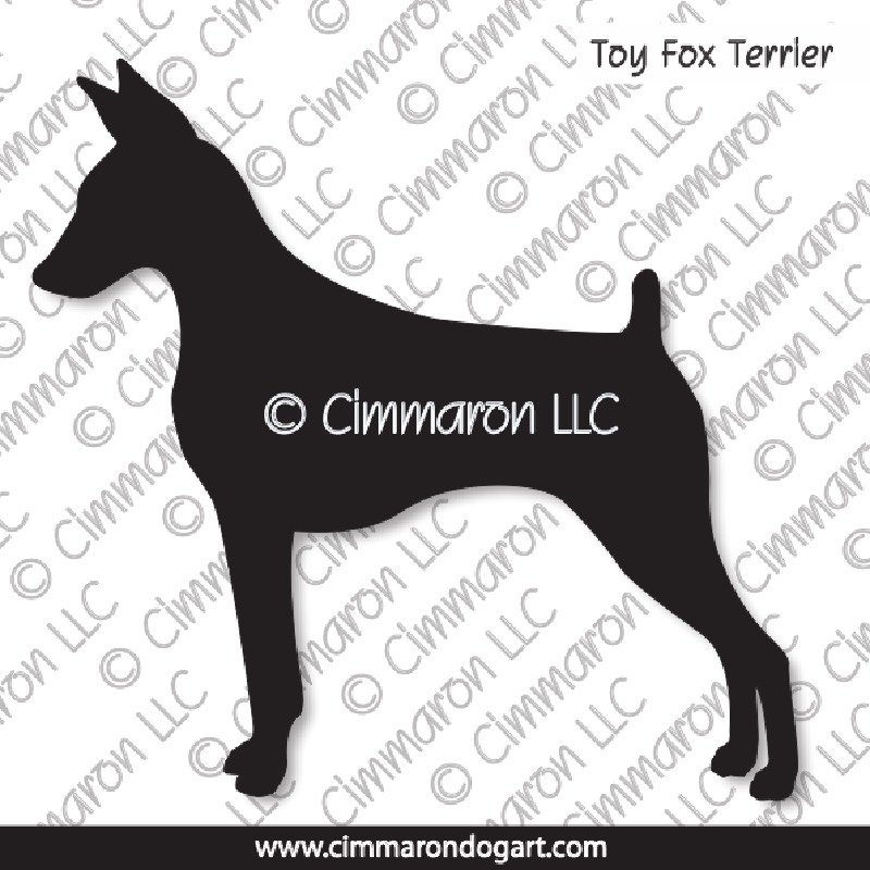 Toy Fox Terrier Silhouette 001