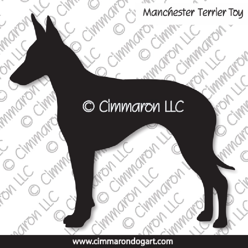 Manchester Terrier Toy Silhouette 001