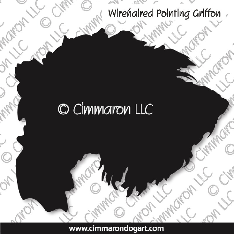 Wirehaired Pointing Griffon Profile Silhouette 009