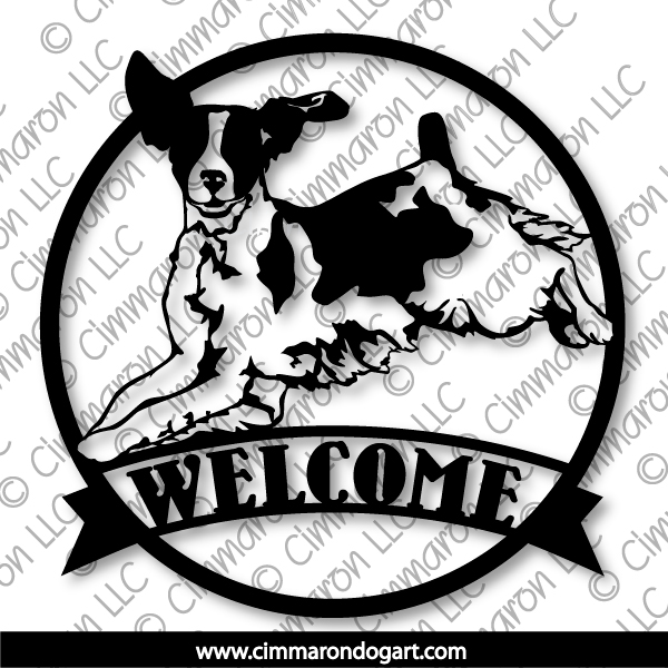 metal-agility-welcome-18 - Metal Brittany Agility Wecome 18 inches