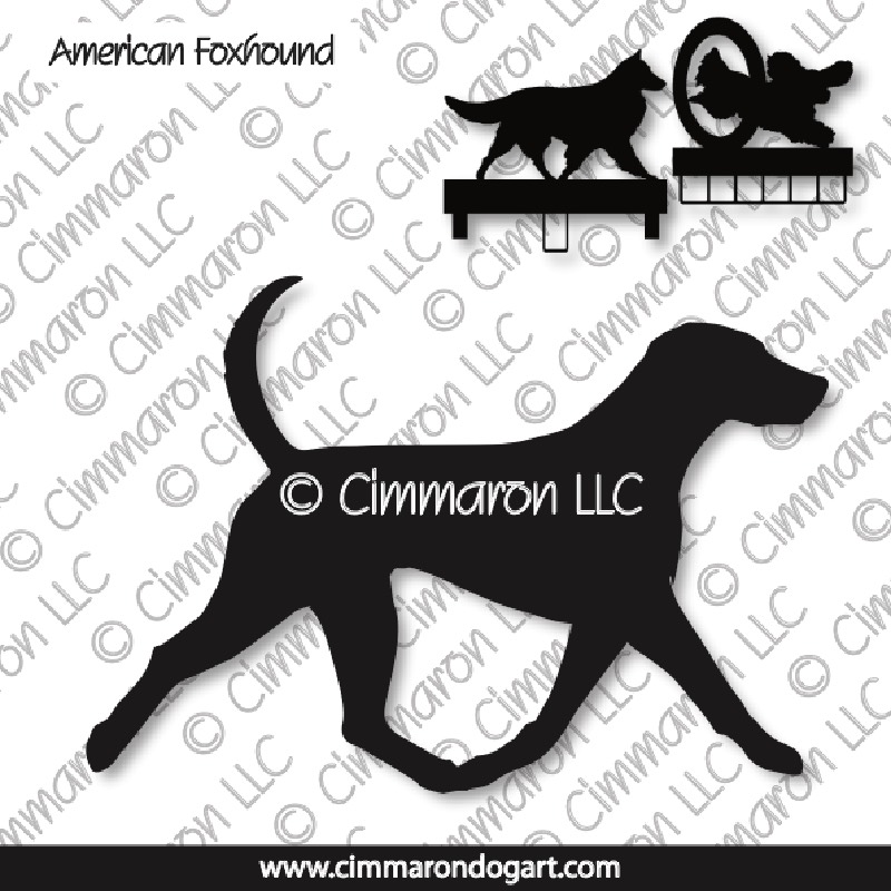 afoxhd002ls - American Foxhound Gaiting MACH Bars-Rosette Bars