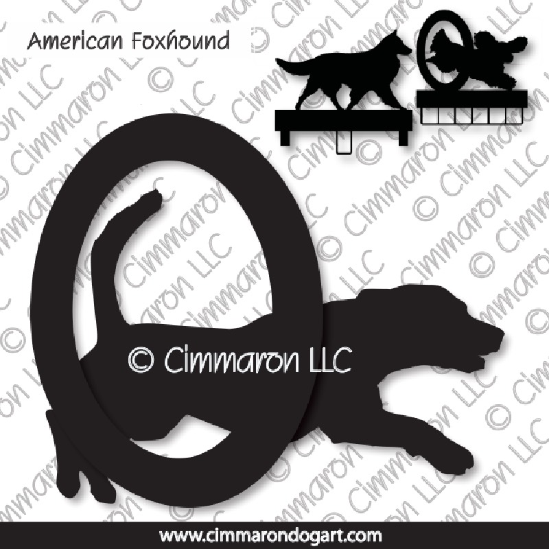 afoxhd003ls - American Foxhound Agility MACH Bars-Rosette Bars
