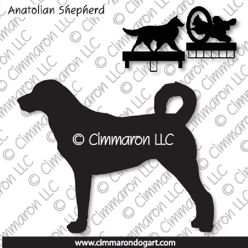 anatol002ls - Anatolian Shepherd Dog Standing MACH Bars-Rosette Bars