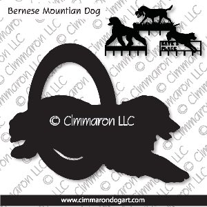 bmd004h - Bernese Mountain Dog Agility Leash Rack