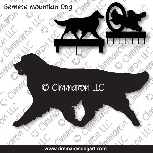 bmd003ls - Bernese Mountain Dog Gaiting MACH Bars-Rosette Bars