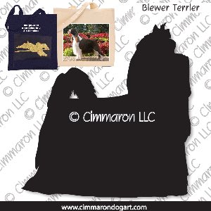 biew-002tote - Biewer Terrier Standing Tote Bag