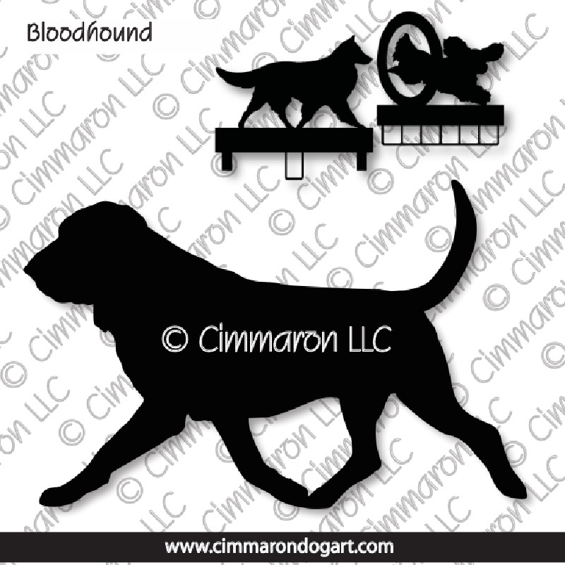 bloodh002ls - Bloodhound Gaiting MACH Bars-Rosette Bars