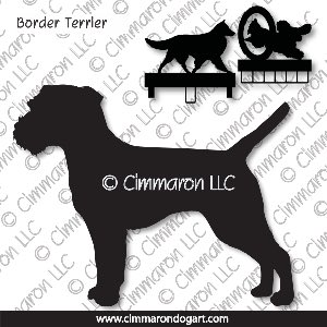 brter001ls - Border Terrier MACH Bars-Rosette Bars