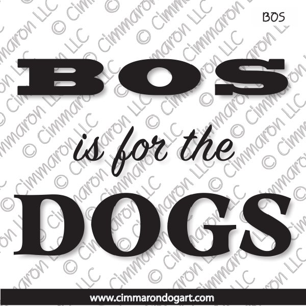 say006d - BOS for Dogs Decals