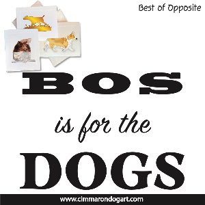 say003n - BOS for Dogs Note Cards