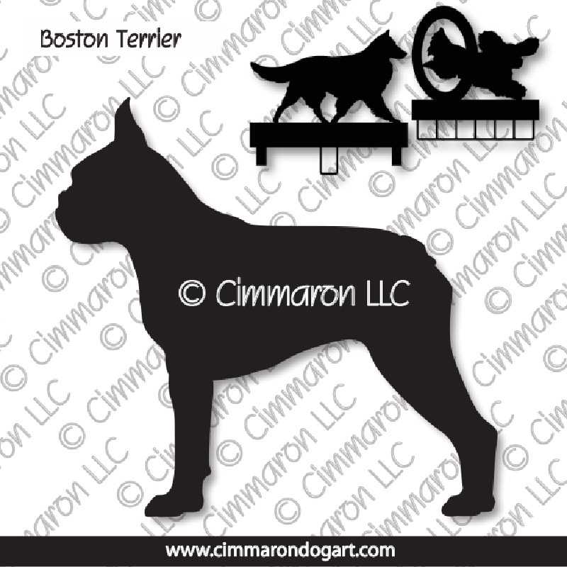 boston001ls - Boston Terrier MACH Bars-Rosette Bars