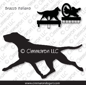bracco004ls - Bracco Italiano Gaiting MACH Bar-Rosette Bar