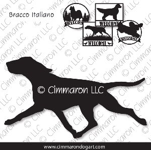 bracco004s - Bracco Italiano Gaiting House and Welcome Sign