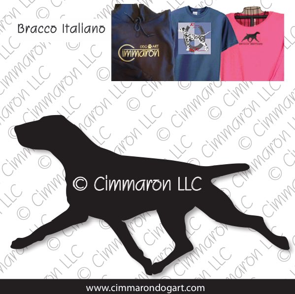 bracco003t - Bracco Italiano-Bobbed Gaiting Custom Shirts