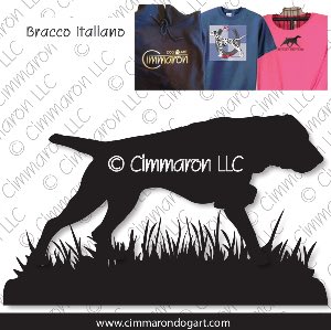bracco008t - Bracco Italiano Field Custom Shirts