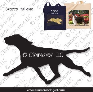 bracco004tote - Bracco Italiano Gaiting Tote Bags