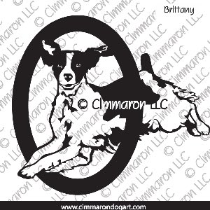 britt009d - Brittany Line Agility Tire Decal