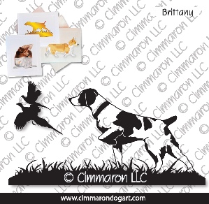 britt012n - Brittany Field One Color Note Cards