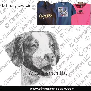 britt048t - Brittany Black 'N Pencile Drawing Custom Shirts