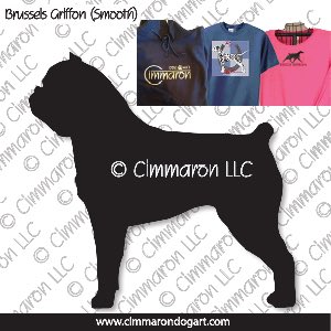 brusgr007t - Brussels Griffon Smooth Standing Custom Shirts