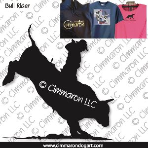 bullride001t - Bull Rider Custom Shirts