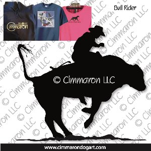 bullride002t - Bull Rider Two Custom Shirts
