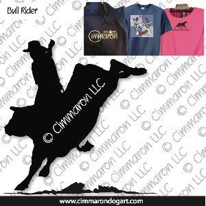 bullride003t - Bull Rider Three Custom Shirts
