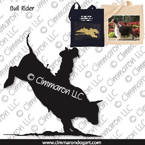 bullride001tote - Bull Rider Tote Bag
