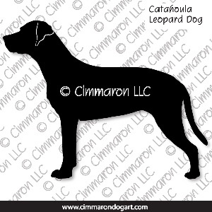 catah003d - Catahoula Leopard Dog Side